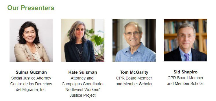 Worker Private Right of Action Webinar Speakers