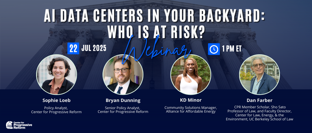 Events Archive - Center for Progressive Reform